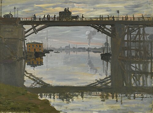 Le Pont de bois, 1872, Claude Monet