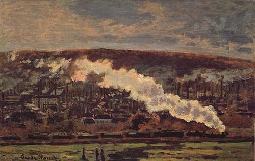The Goods Train, 1872, Claude Monet