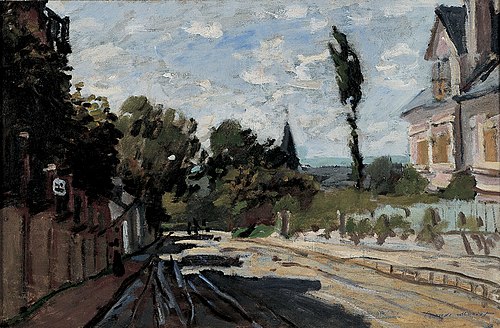 Village Street, 1869, Claude Monet
