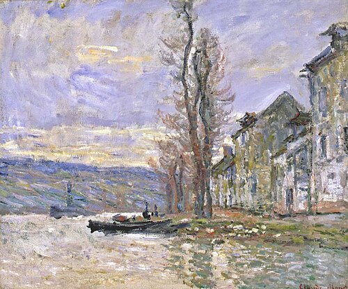 River at Lavacourt, 1879, Claude Monet
