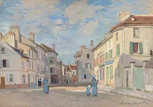 L'Ancienne rue de la Chaussée, Argenteuil, 1872, Claude Monet
