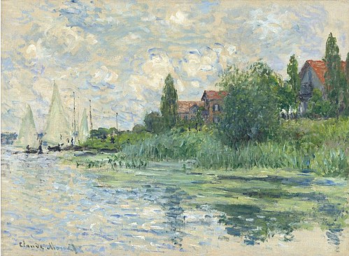 Les bords de la Seine au Petit-Gennevilliers, 1874, Claude Monet