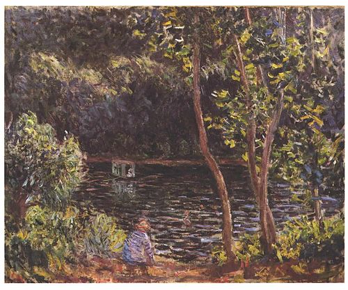 The atelier boat, 1875, Claude Monet