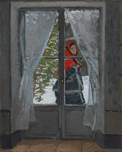 The Red Kerchief, 1868, Claude Monet