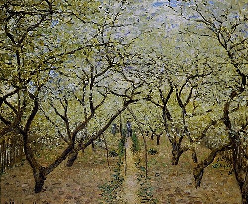 Verger en fleurs, 1879, Claude Monet