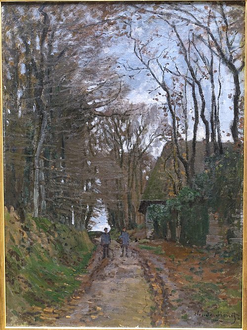 Chemin en Normandie, 1868, Claude Monet