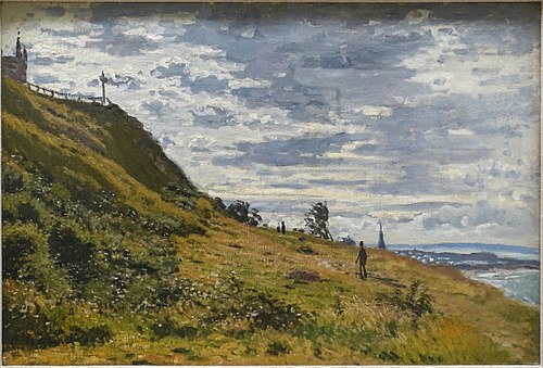 Promenade sur la falaise de Sainte-Adresse, 1867, Claude Monet