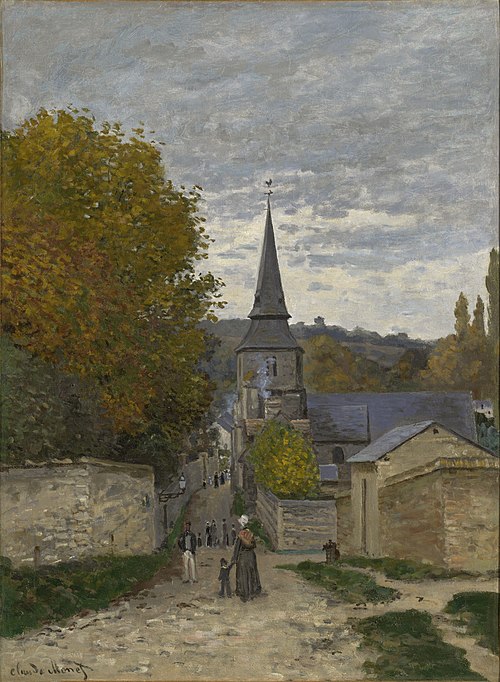 Street in Sainte-Adresse, 1867, Claude Monet