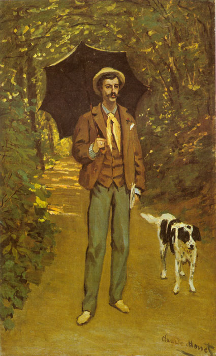 Portrait de Victor Jacquemont au parasol, 1868, Claude Monet