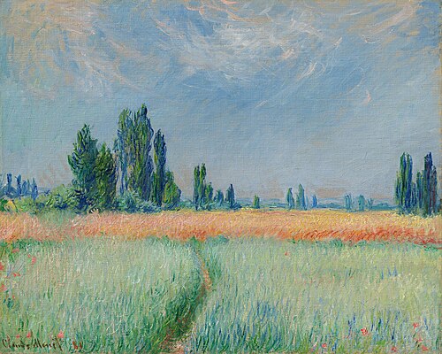 Champ de blé, 1881, Claude Monet