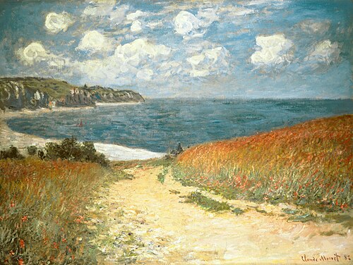 Chemin dans les blés à Pourville, 1882, Claude Monet