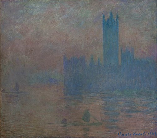 Le Parlement de Londres, effet de brouillard, 1903, Claude Monet