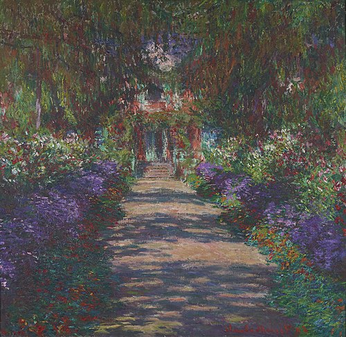 Une Allée du jardin de Monet, Giverny, 1902, Claude Monet