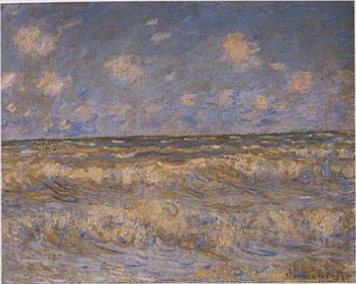 A Stormy Sea, 1884, Claude Monet