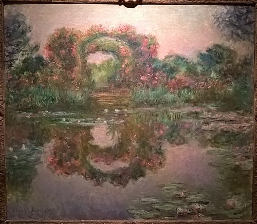 Les arceaux fleuris, Giverny, 1913, Claude Monet