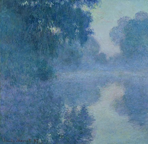 Bras de Seine près de Giverny, soleil levant, 1897, Claude Monet