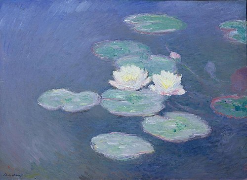 Nymphéas, effet du soir, 1897, Claude Monet