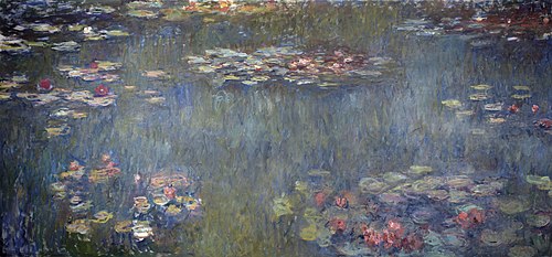Waterlilies Pond, Green Reflection, 1923, Claude Monet