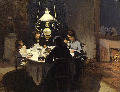 The Dinner, 1868, Claude Monet
