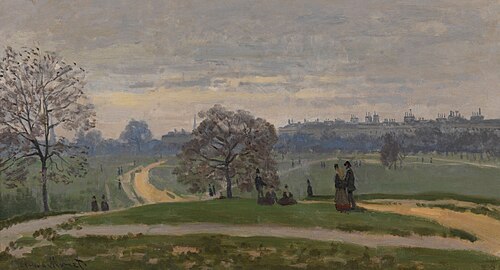 Hyde Park, London, 1871, Claude Monet