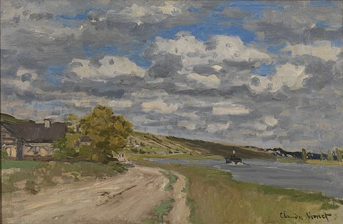 The Seine Near its Estuary, Honfleur, 1868, Claude Monet