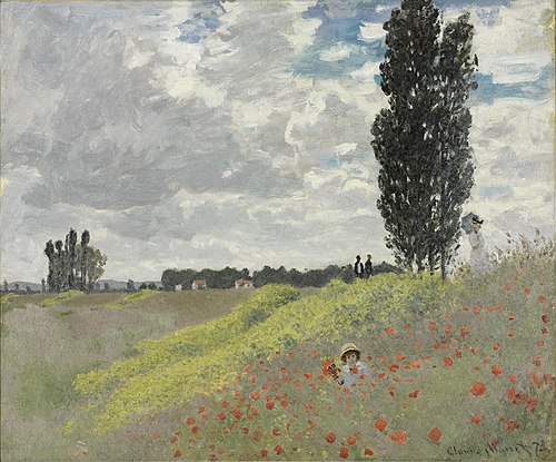 La Promenade dans les prairies à Argenteuil, 1873, Claude Monet