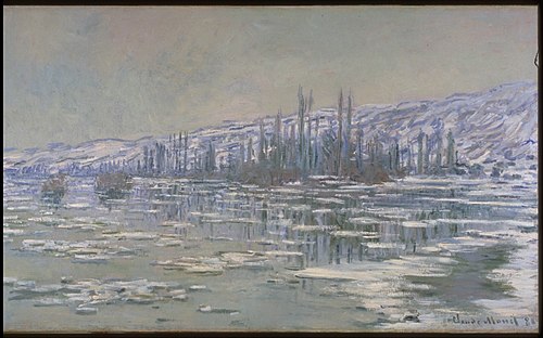 La Débâcle, 1880, Claude Monet