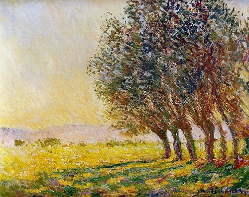 Saules au soleil couchant, 1889, Claude Monet