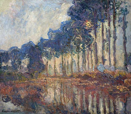 Les peupliers, automne, 1891, Claude Monet