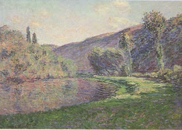 Le Bras de Jeufosse, effet de fin d'après-midi, 1884, Claude Monet