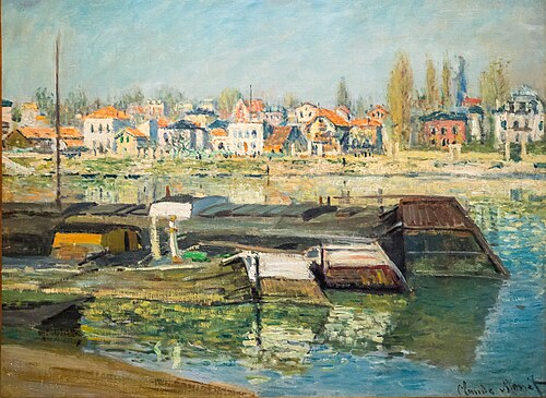 La Seine à Asnières, 1873, Claude Monet