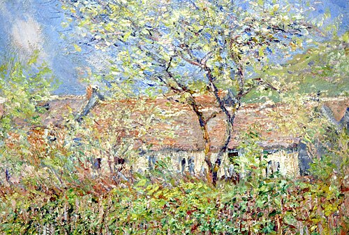 Printemps à Giverny, 1886, Claude Monet
