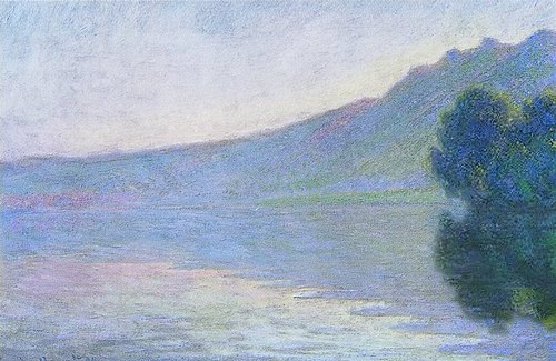 La Seine à Port-Villez, effet rose, 1894, Claude Monet