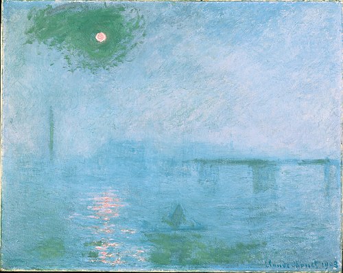 Charing Cross Bridge: Fog on the Thames, 1903, Claude Monet
