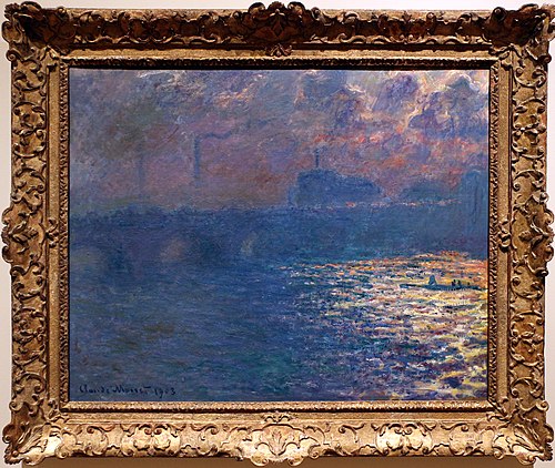 Waterloo Bridge, Sunlight Effect, 1903, Claude Monet