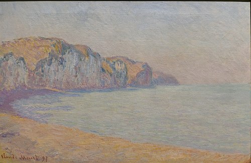 Falaise de Pourville, le matin, 1897, Claude Monet
