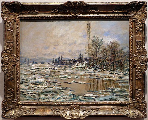 La Débâcle, Temps Gris, 1880, Claude Monet