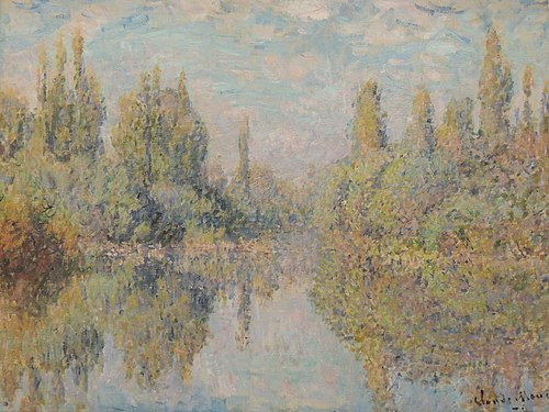 La Seine à Vetheuil, 1878, Claude Monet