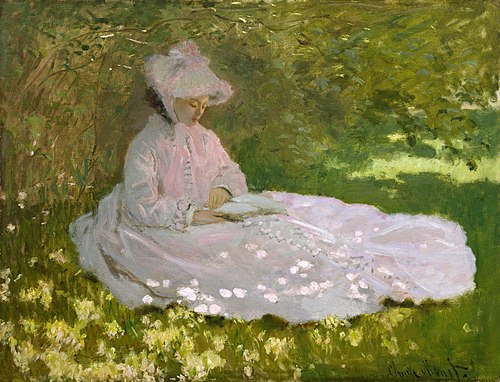 Springtime, 1872, Claude Monet