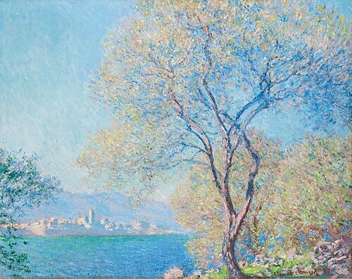 Antibes Seen from La Salis, 1888, Claude Monet