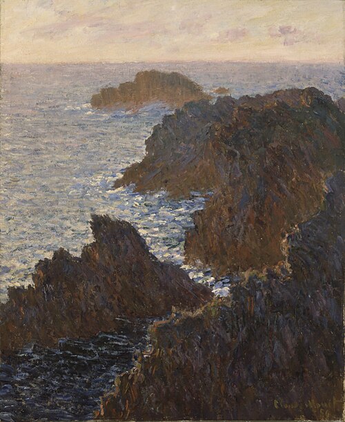Rocks at Belle-Isle, Port-Domois, 1886, Claude Monet
