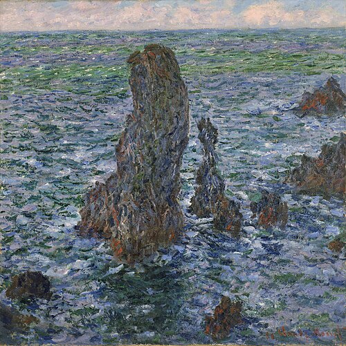The Port Coton „Pyramids“, 1886, Claude Monet