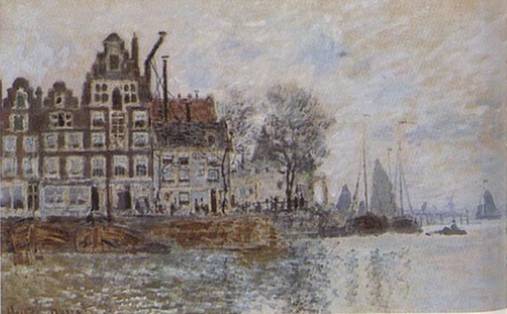 Ansicht von Amsterdam, 1874, Claude Monet
