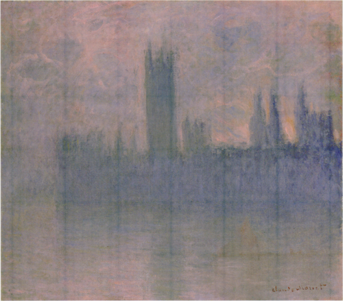 Houses of Parliament, Symphony in Rose, 1900, Claude Monet
