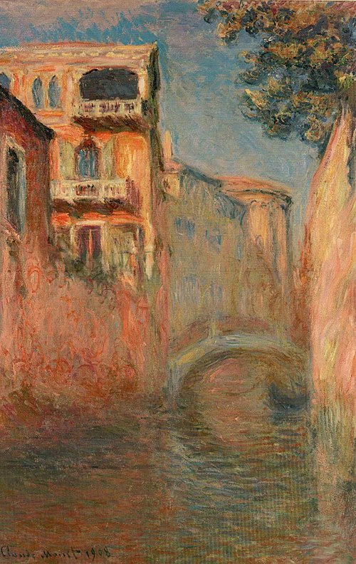 The Rio della Salute, 1908, Claude Monet