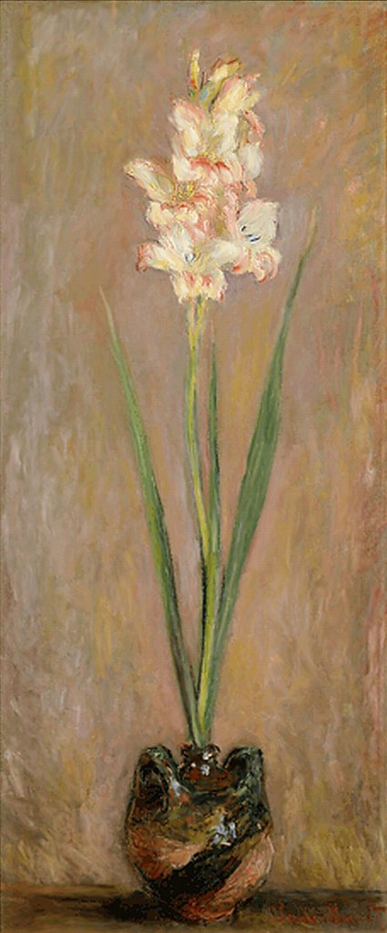 Gladiolus, 1881, Claude Monet