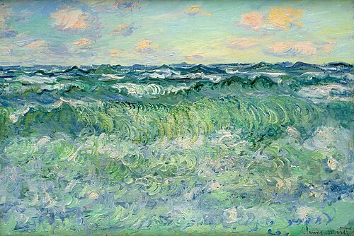 The Sea, Pourville, 1881, Claude Monet