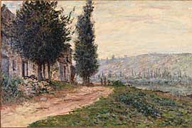 La Berge à la Lavacourt, 1879, Claude Monet