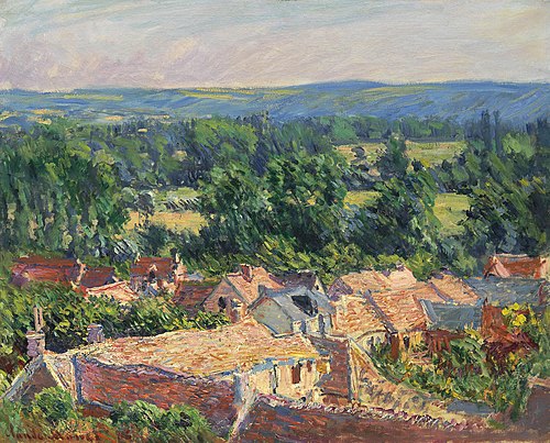 Vue du village de Giverny, 1886, Claude Monet