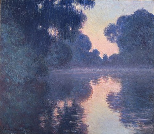 Matinée sur la Seine, 1897, Claude Monet